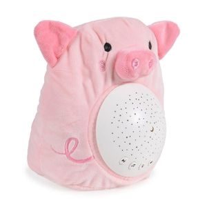 Lampa de veghe din plus cu sunete si proiectii Moni Starry Sky Piggy Pink imagine