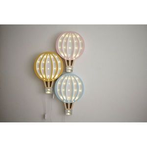 Lampa Little Lights Balon cu aer cald Powder Pink imagine