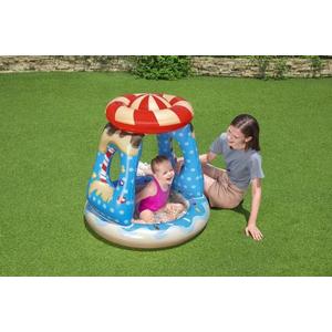 Piscina gonflabila copii Candyville multicolor 26 litri 91 x 91 x 89 cm Bestway imagine