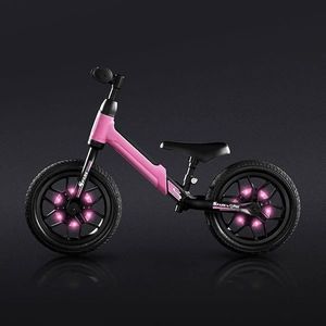 Bicicleta fara pedale Balance bike QPlay Spark Roz imagine