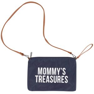 Poseta Childhome Mommy Clutch 33x23 cm bleumarin imagine