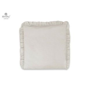 Perna clasica de dormit MimiNu cu husa detasabila din bumbac 40x40 cm Royal beige imagine