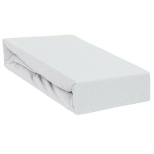 Cearceaf impermeabil cu elastic Qmini pentru patut 120x60 cm din jerseu Grey imagine