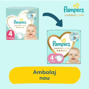 Scutece Pampers Premium Care Jumbo Pack Marimea 4 9-14 kg 68 buc imagine