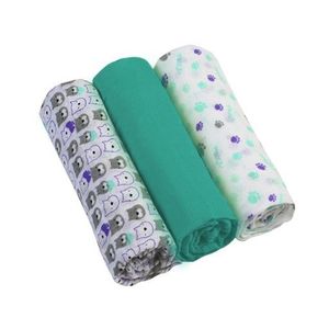 Scutece textile pentru bebelusi 3 buc BabyOno 05 Turcoaz imagine