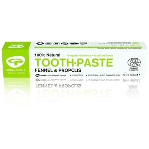 Pasta de dinti cu fenicul organic si propolis homeopata Green People imagine