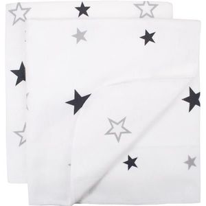 Scutece multifunctionale molton 80x80 cm 2set Star A.H. imagine