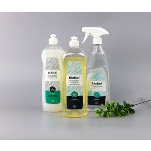 Detergent lichid bio de vase din ulei de citronella Biobel 1 litru imagine