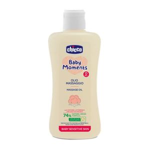 Ulei de masaj dermatologic Chicco Baby Moments Sensitive 200 ml 0 luni+ imagine