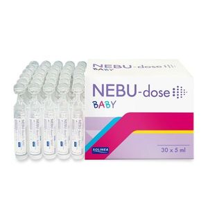 Solutie salina Solinea NEBU-dose Baby concentratie 1.5 30 monodoze x 5 ml pentru bebelusi si copii imagine