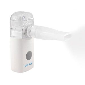 Aparat aerosoli cu tehnologie mesh Sanity Silent Mesh AP 2717 PRO dimensiuni reduse, cablu USB imagine