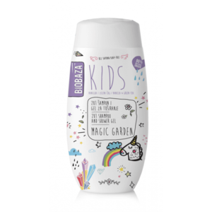 Sampon gel de dus natural pentru copii Magic Garden Biobaza 250 ml imagine