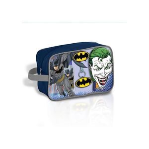 Set Cadou Batman, Apa de toaleta 90ml, Figurina 2in1, Spumant de baie si Sampon 300ml, Breloc, in borseta cool, Baieti imagine