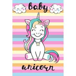 Prosop fata Baby Unicorn 30x50 cm SunCity imagine