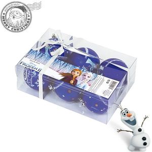 Set 6 globuri brad Craciun Frozen II 8 cm imagine