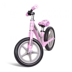 Bicicleta fara pedale Kidwell cu cadru din magneziu Comet Pink Gray imagine