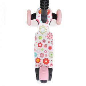 Trotineta evolutiva Moni cu maner parental si sezut Scooter 3 in 1 Lollipop Pink imagine