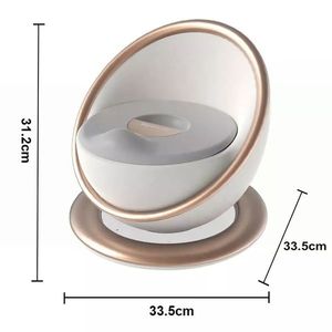 Olita cu adaptor moale din spuma PU si spatar ergonomic Little Mom Space Gold imagine