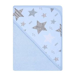 Prosop de baie cu gluga 80x80 cm Blue Stars imagine