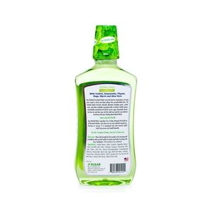 Apa de gura cicatrizanta cu xylitol Spry fara alcool aroma herbal mint 473 ml imagine