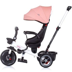 Tricicleta Chipolino Pegas cu sezut reversibil blush, spatar reglabil, suport pentru picioare, cos de depozitare, frana pe rotile din spate de la 1 an pana la 25 kg imagine