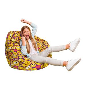 Fotoliu Puf Bean Bag tip Para L emoji imagine