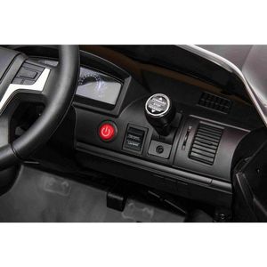 Masinuta electrica cu roti EVA si scaun din piele Toyota Landcruiser Red imagine