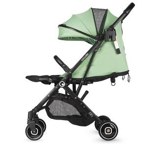 Carucior sport tip troller Coccolle Alla, Pliere cu o singura mana, Cadru aluminiu, Copertina cu parasolar si sectiune mesh, Spatar reglabil, Cos cumparaturi, Bara protectie, Centuri in 5 puncte, Suport pahar, Greutate 5.6 kg, Mistletoe Green imagine