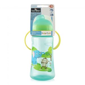 Cana sport cu manere 9 luni+ 330 ml Green imagine