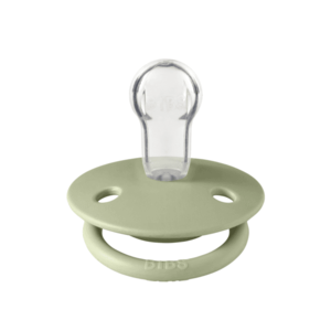 Suzeta de lux silicon Bibs tetina rotunda marime universala 0-3 ani Sage imagine