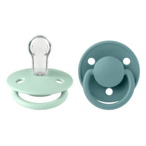 Set 2 suzete Bibs de lux Silicon tetina rotunda marime universala Nordic MintIsland Sea imagine