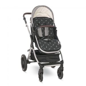 Saltea suplimentara pentru carucior Liner universala Black Floral imagine