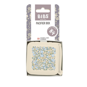 Cutie multifunctionala Bibs x Liberty pentru depozitare suzete Eloise Ivory imagine