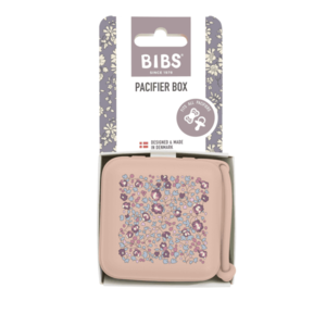 Cutie multifunctionala Bibs x Liberty pentru depozitare suzete Eloise Blush imagine