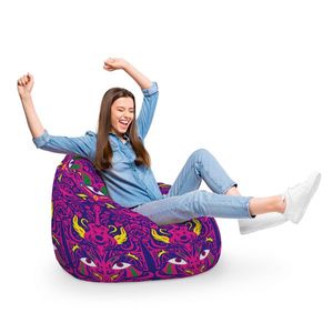 Fotoliu Puf Bean Bag tip Para XL Psihedelic imagine