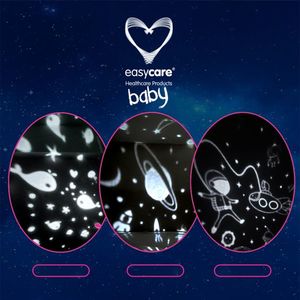 Lampa de veghe Easycare Baby Astronaut 3in1 cu proiectii imagine