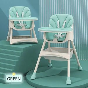 Scaun de masa transformabil 2 in 1 Little Mom Modern Green imagine