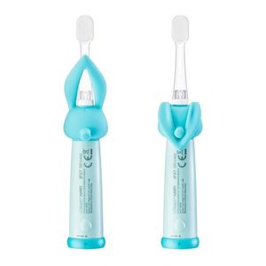 Periuta de dinti electrica Vitammy Bunny Light Blue pentru copii 0-3 ani imagine