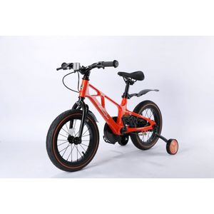 Bicicleta Lamborghini 14 inch cadru magneziu portocalie imagine