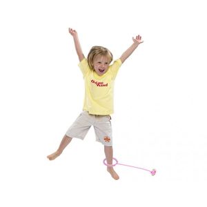 Coarda de sarit Hula Hoop cu lumini LED Pink imagine