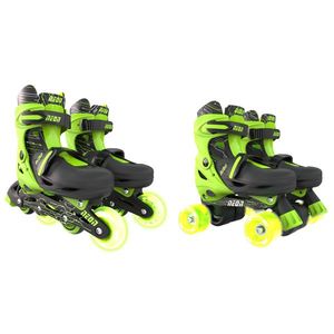 Role 2 in 1 Neon Combo Skates marime 30-33 Green imagine