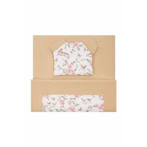 Set 2 piese Qmini pentru patut carucior si cosulet Rabbit Beige imagine