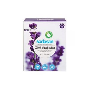 Detergent praf Sodasan bio de rufe colorate cu lavanda 1, 010 kg imagine