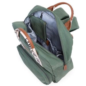 Rucsac de infasat Childhome Family Club Signature verde imagine