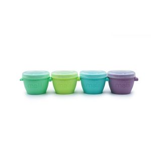 Set 4 recipiente silicon SnapGo Melii 4x177 ml imagine