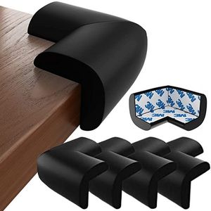 Set 4 aparatori moi Sipo Baby Safety pentru colturi negru imagine