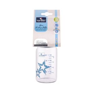 Biberon din sticla cu tetina anticolici 120 ml Blue imagine