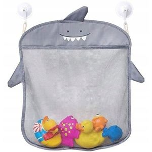 Organizator de jucarii pentru baie suspendat 35x40cm Grey Shark imagine