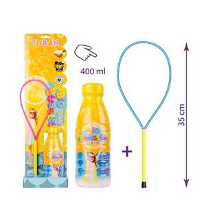 Set pentru Baloane de sapun Cerc cu lichid 400ml Tuban imagine