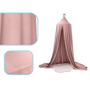 Cort baldachin suspendat Teepee multifunctional pentru copii 290cm Pink imagine